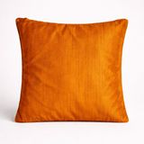 Fabric-Crafted Orange Cushion Cover – 12"x12" | Poly Cotton Fabric | Bold & Stylish