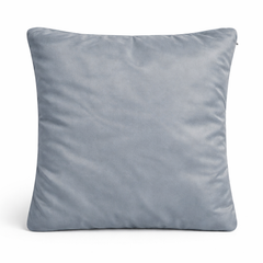 Hand Crafted Cushion Cover – Grey | 12"x12" | Poly Cotton | Classic Button Tufted Design
