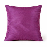 Hand Crafted Cushion Cover – Purple | 16"x16" | Poly Cotton Fabric | Floral Design