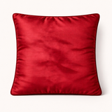 Hand Crafted Cushion Cover – Maroon | 12"x12" | Poly Cotton | Embroidered Floral Design