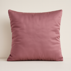 Handcrafted Pink Cushion Cover – 16"x16" | Premium Poly Cotton | Crystal-Studded Diamond Quilting | Elegant Festive Home Décor