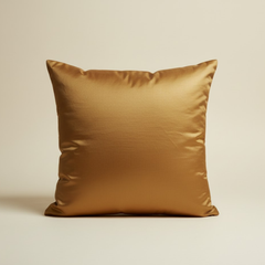 Fabric Crafted Golden Oak Cushion Cover – 16"x16" | Premium Poly Cotton