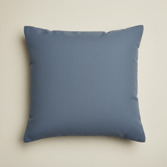 Fabric-Crafted Dark Gray Cushion Cover – 12"x12" | Modern Striped Design | Premium Poly Cotton
