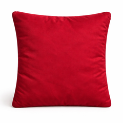 Hand Crafted Cushion Cover – Maroon | 12"x12" | Poly Cotton | Classic Button Tufted Design