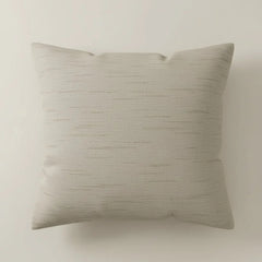 Hand Crafted Cushion Cover – Khaki | 16"x16" | Poly Cotton Fabric | Floral Design