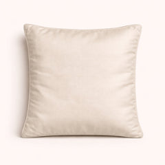 Hand Crafted Cushion Cover – Light Gold | 16"x16" | Poly Chenille-Cotton | Diamond Tufted Design