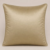 Machine Crafted Cushion Cover – Beige | 16"x16" | Elegant Poly Cotton Cushion Cover