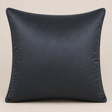 Machine Crafted Cushion Cover – Black | 16"x16" | Elegant Poly Cotton Cushion Cover