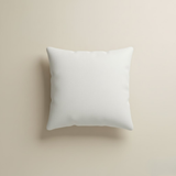 Fabric-Crafted Cream Cushion Cover – 12"x12", Diagonal Striped Design in Premium Poly Cotton