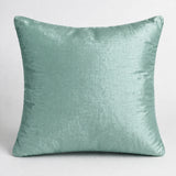 Fabric Crafted Cushion Cover – Green | 16"x16" | Poly Cotton Fabric | Modern Wavy Printed Design