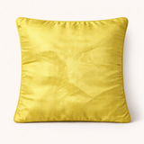 Hand Crafted Cushion Cover – Green | 12"x12" | Poly Cotton | Embroidered Floral Design