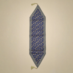 Fabric Crafted Blue Table Runner – 17.5"x70", Premium Poly Cotton