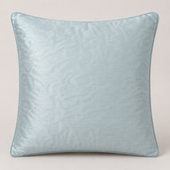 Machine Crafted Cream Cushion Cover – 12"x12" | Elegant Gold Floral Embroidery | Premium Poly-Cotton Decorative Cushion Cover