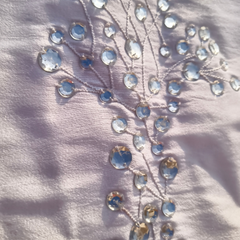 Hand Crafted Cushion Cover – White | 12"x12" | Poly Cotton | Embroidered Floral Design