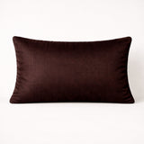 Hand Crafted Bolster Cover – Brown | 20"x8" | Poly Cotton Fabric | Embellished Designer Pattern