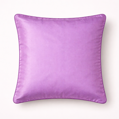 Machine-Crafted Baby Rose Cushion Cover – 16"x16" | Circular Embroidered Design | Premium Poly Channel Fabric