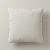 Hand-Crafted Cream Cushion Cover – 16"x16", Golden Square Embellished Design | Premium Poly Cotton