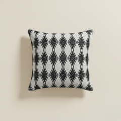 Handcrafted White Cushion Cover – 16"x16", Premium Poly Cotton