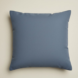 Fabric-Crafted Dark Gray Cushion Cover – 16"x16", Multi-Stripe Textured Design in Premium Poly Cotton