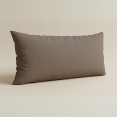 Handcrafted Brown Bolster Cover – 19"x8" | Premium Poly Cotton