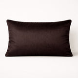 Hand Crafted Bolster Cover – Brown | 21"x12" | Poly Cotton Fabric | Embellished Sequin Stripe Design