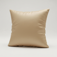 Fabric-Crafted Gold Cushion Cover – 12"x12" | Triple-Tone Pleated Waves | Premium Poly Cotton