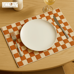 Fabric Crafted Placemat – Cream, 13"x19"