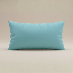 Handcrafted Turquoise Bolster Cover – 19"x8" | Premium Poly Cotton