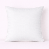 Fabric-Crafted White Cushion Cover – 12"x12" | Elegant Wave Layered Texture | Premium Poly Cotton