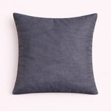 Hand Crafted Cushion Cover – Black | 16"x16" | Poly Cotton | Sequin Rosette Design