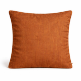 Hand Crafted Embroidered Cushion Cover – Bronze | 12"x12" | Poly Cotton | Floral Design