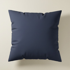 Fabric-Crafted Black Cushion Cover – 24"x24", Vertical Stripes Design in Premium Poly Cotton