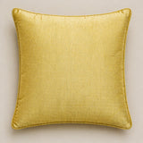 Fabric Crafted Cushion Cover – Light Brown | 16"x16" | Chanil Fabric | Premium Textured Designer Cushion Cover