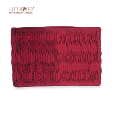 Fabric Crafted Placemat – Maroon, 13"x19"