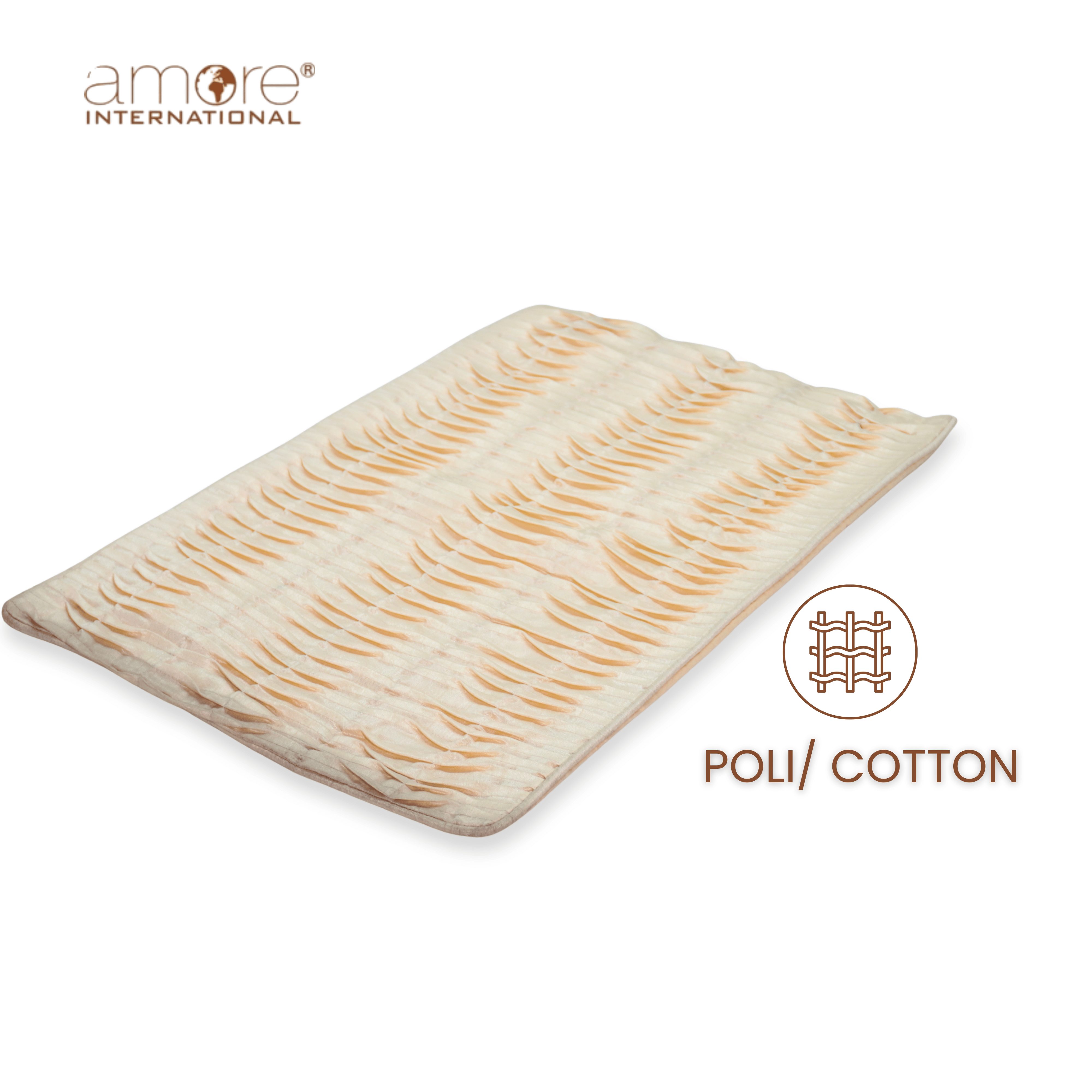 Fabric Crafted Placemat – Cream, 13"x19"