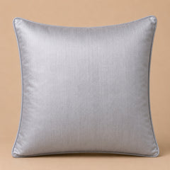 Handcrafted Cushion Cover – Cream | 16"x16" | Floral Embroidered Decorative Cushion Cover