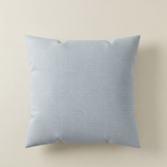 Handcrafted Grey Cushion Cover – 12"x12" | Poly Cotton | Elegant 3D Floral Detailing | Premium Festive Décor