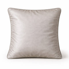 Handcrafted Cushion Cover – Cream | 16"x16" | Designer Textured Decorative Cushion Cover