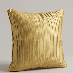 Fabric Crafted Cushion Cover – Copper | 16"x16" | Poly Cotton Foam Fabric | Premium Ribbed Texture Design