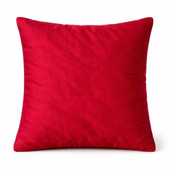 Handcrafted Cushion Cover – Maroon | 16"x16" | Designer Wave Pattern Decorative Cushion Cover