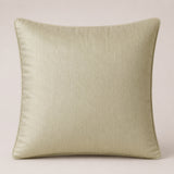 Handcrafted Cream Cushion Cover – 12"x12" | Mirror Dot Embroidery | Premium Poly Cotton | Elegant Decorative Accent
