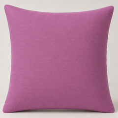 Handcrafted Cushion Cover – Purple | 16"x16" | Geometric Embroidered Decorative Cushion Cove