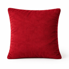 Hand-Crafted Cushion Cover – Maroon Silver | 12"x12" | Poly Chenille-Cotton | Royal Festive Accent