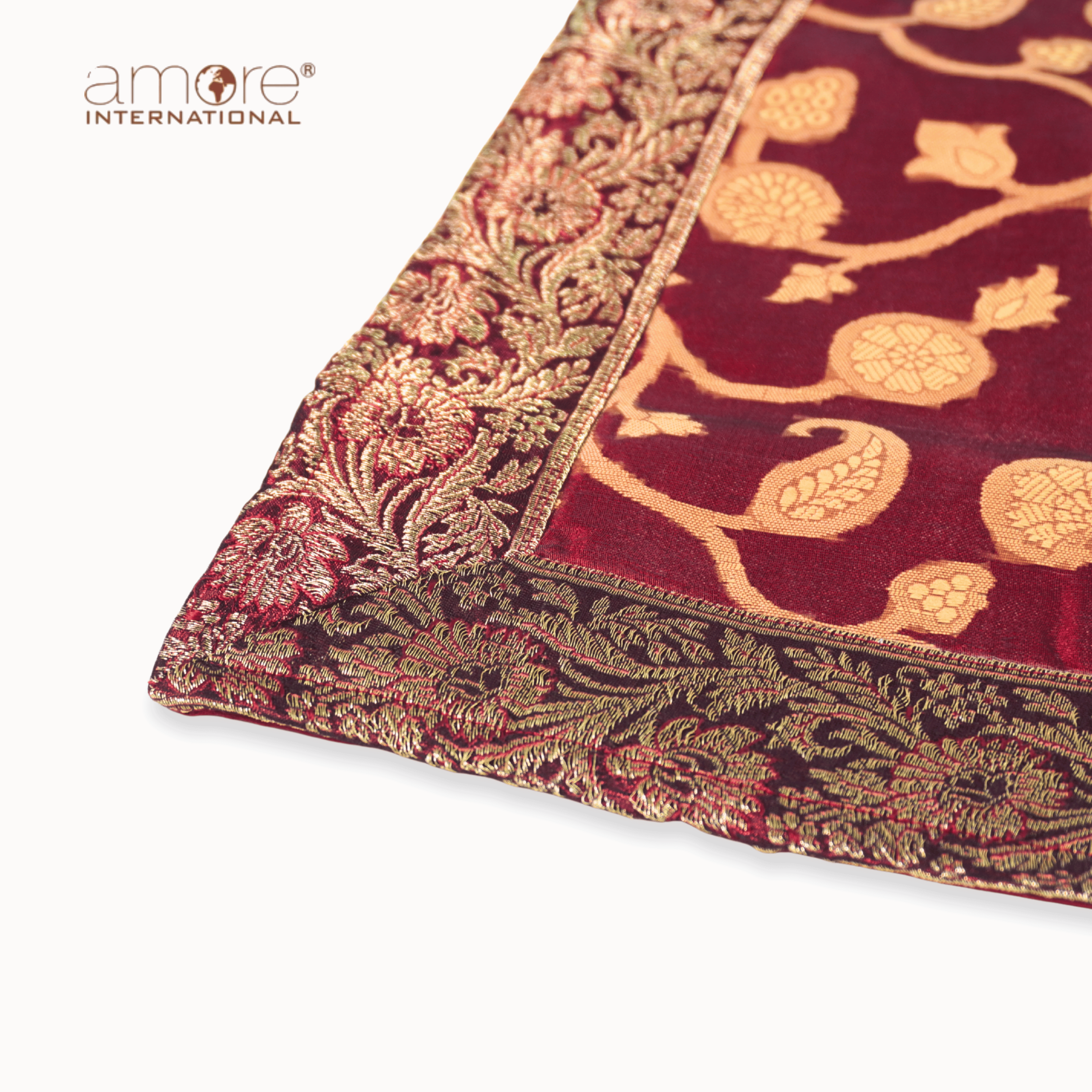 Fabric Crafted Placemat – Red, 13"x19"