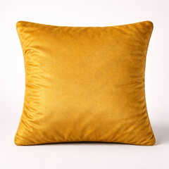 Hand-Crafted Cushion Cover – Gold Silver | 12"x12" | Poly Chenille-Cotton | Festive Glam Accent
