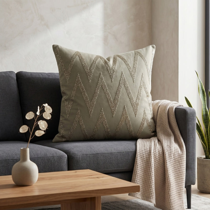 Handcrafted Cushion Cover – Camel | 16