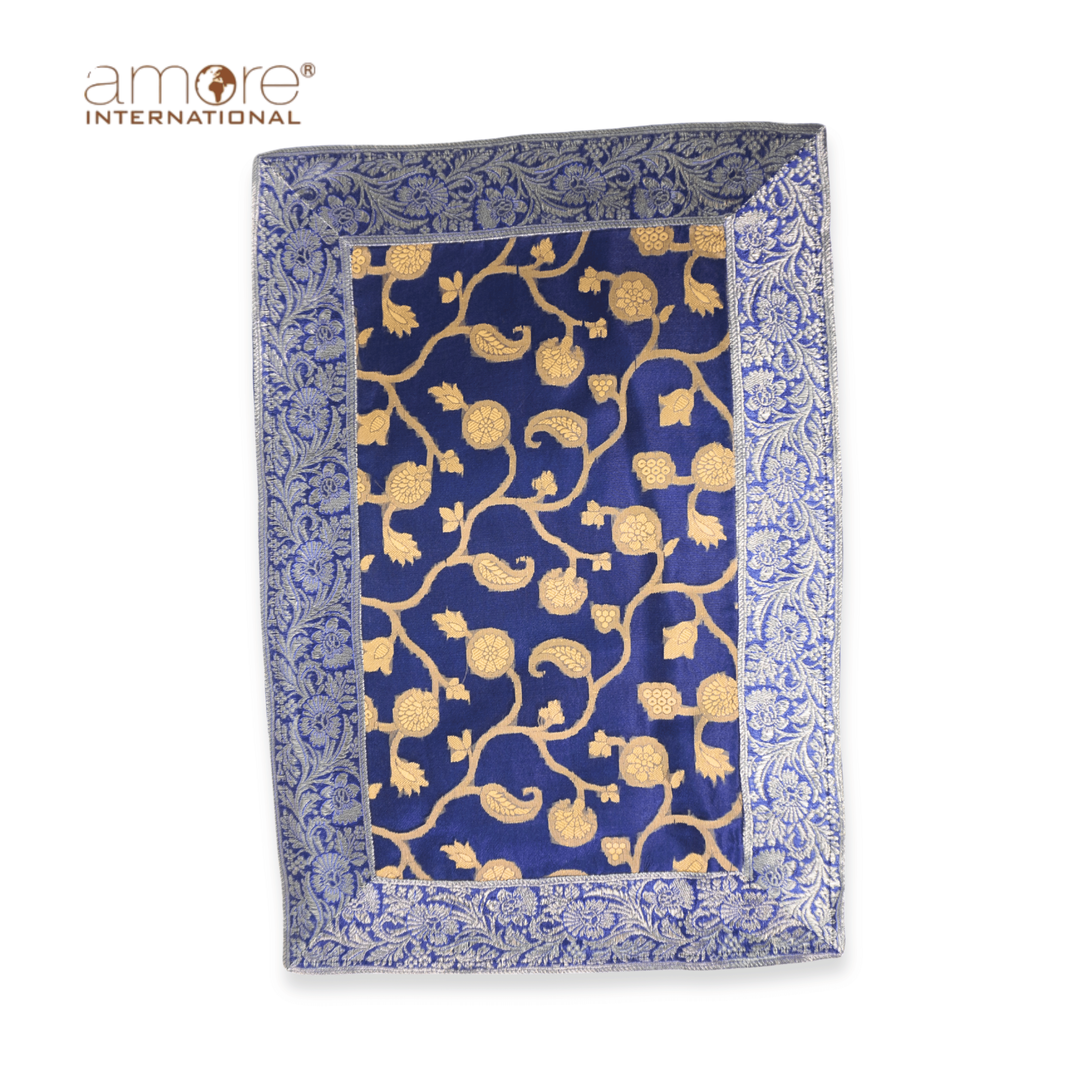 Fabric Crafted Placemat – Blue, 13"x19"