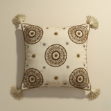 Handcrafted Baize Cushion Cover – 16"x16", Premium Poly Cotton