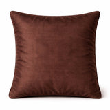Hand Crafted Cushion Cover – Brown | 16"x16" | Poly Cotton Fabric | Elegant Embroidered Design