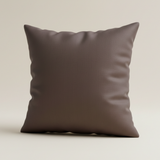 Fabric-Crafted Brown Cushion Cover – 16"x16" | Elegant Pleated Texture | Premium Poly Cotton